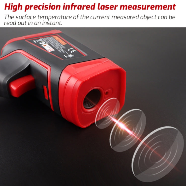 TASI TA603C -32-1680 degrees Celsius Color Screen Infrared Thermometer Industrial Electronic Thermometer - Thermostat & Thermometer by TASI | Online Shopping UK | buy2fix