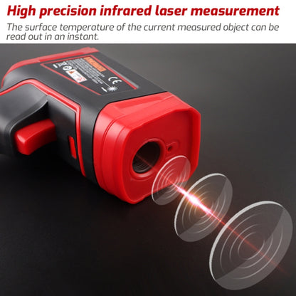 TASI TA603B -32-1380 degrees Celsius Color Screen Infrared Thermometer Industrial Electronic Thermometer - Thermostat & Thermometer by TASI | Online Shopping UK | buy2fix