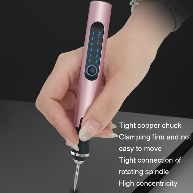 SNJ-3681 Mini Engraving Pen Wireless Polishing Electric Grinder(Silver Carving Template Set) - Abrasive Tools & Accessories by buy2fix | Online Shopping UK | buy2fix