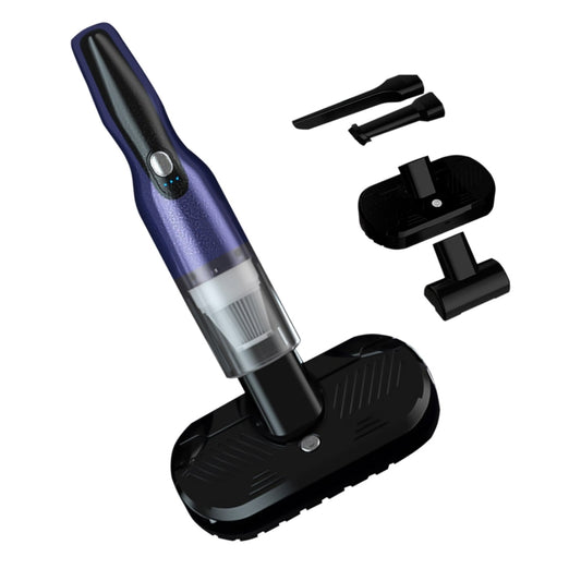 4 In 1 12000pa Wireless  Mini Handheld Car Vacuum Cleaner Mite Remover(Navy Blue) - Vacuum Cleaner by buy2fix | Online Shopping UK | buy2fix