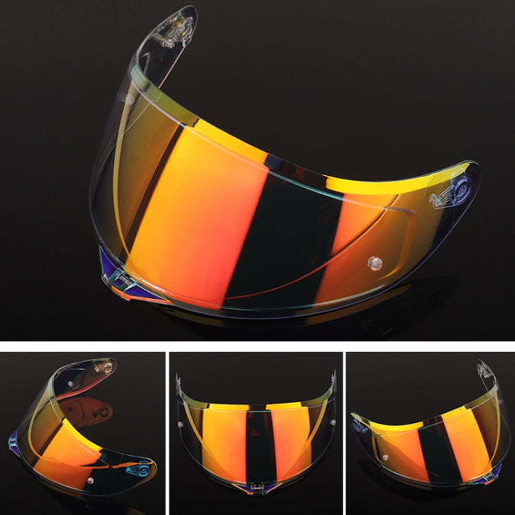 Motorcycle Helmet Lens with Anti-fog Spikes for SOMAN K1/K3SV/K5, Color: Gold Flakes - Helmets by buy2fix | Online Shopping UK | buy2fix