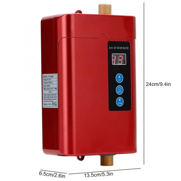 UK Plug 3000W  Electric Water Heater With Remote Control Adjustable Temperate(Black) - Water Heaters & Parts by buy2fix | Online Shopping UK | buy2fix