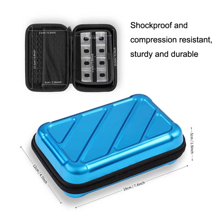 For Nintendo 3DS Game Console Hard Disk EVA Multi-functional Digital Box(Blue) - Bags by buy2fix | Online Shopping UK | buy2fix