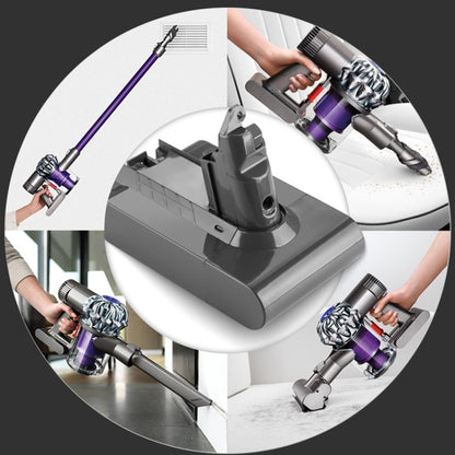 For Dyson V8 Series 21.6V Cordless Vacuum Cleaner Battery Sweeper Spare Battery, Capacity: 3000mAh - Dyson Accessories by buy2fix | Online Shopping UK | buy2fix