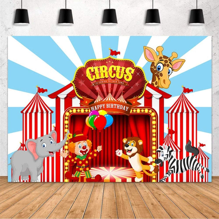 Circus Backdrop Carnival Party Decorations Banner For Birthday 210 x 150cm by buy2fix