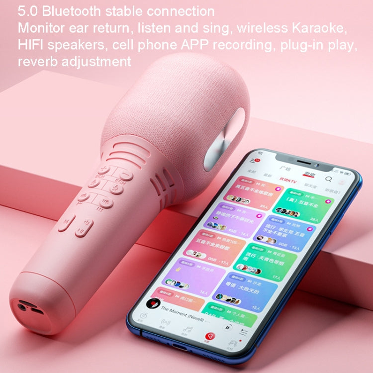 K9 Wireless Bluetooth Microphone Mobile Phone Sing Microphone(Blue) - Microphone by buy2fix | Online Shopping UK | buy2fix