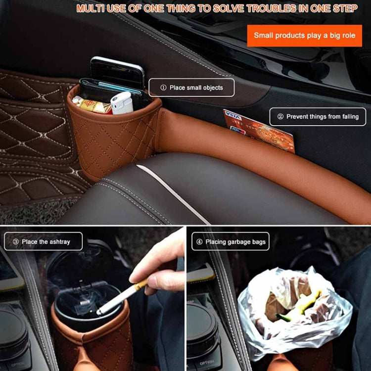 Car Seat Gap Leak-Proof Plugs Debris Storage Bag, Color: Black Co-pilot by buy2fix