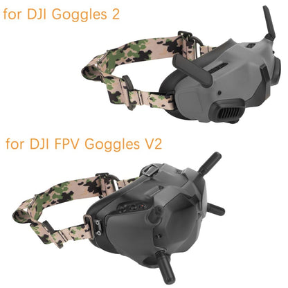 Sunnylife TD487 For DJI Avata / FPV Goggles V2 Color Headband Fixed Elastic Strap(Camouflage) - Other Accessories by Sunnylife | Online Shopping UK | buy2fix