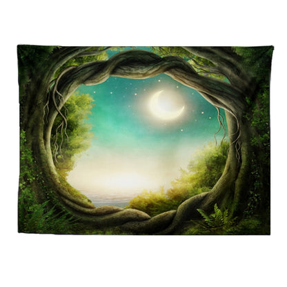 Dream Forest Series Party Banquet Decoration Tapestry Photography Background Cloth, Size: 150x130cm(E) by buy2fix