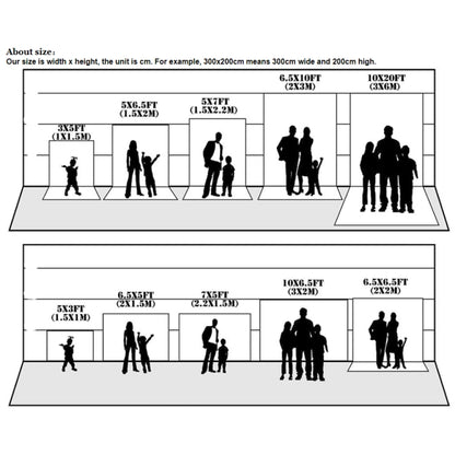 Dream Forest Series Party Banquet Decoration Tapestry Photography Background Cloth, Size: 150x130cm(E) by buy2fix