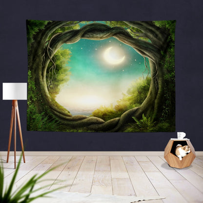 Dream Forest Series Party Banquet Decoration Tapestry Photography Background Cloth, Size: 150x130cm(A) by buy2fix