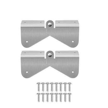 2pcs Gutter Extension Hinge Downspout Extension Flip-Up Hinge For Rectangle Or Square Downspout - Pipes & Fittings by buy2fix | Online Shopping UK | buy2fix