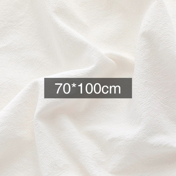 70 x 100cm Encrypted Texture Cotton Photography Background Cloth(Off-white) by buy2fix