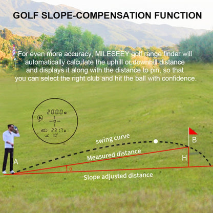 ARTBULL PF2E Golf Slope Correction Laser Rangefinder Outdoor Telescope - Laser Rangefinder by ARTBULL | Online Shopping UK | buy2fix