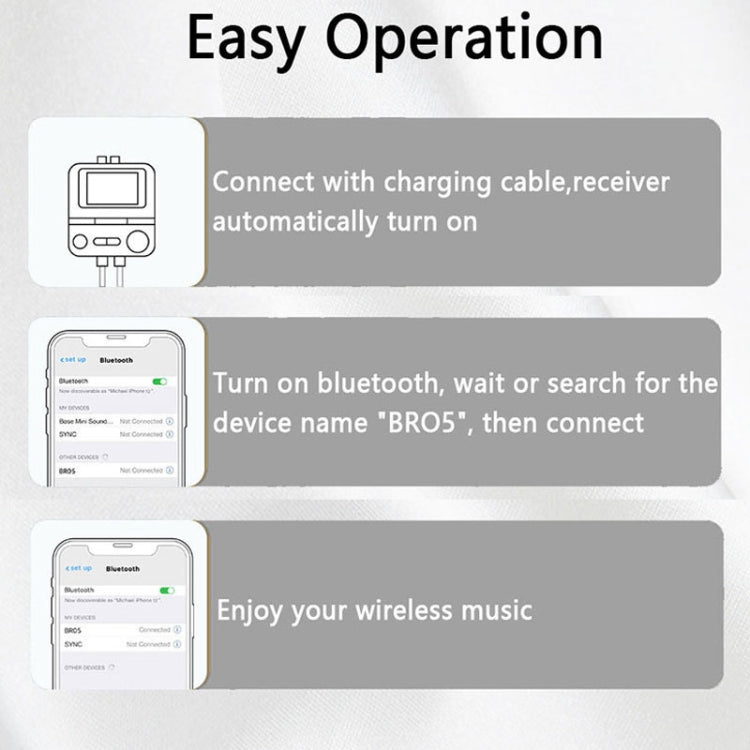 BR05 AUX 2RCA TF Bluetooth Adapter Wireless Receiver Transmitter - Audio Receiver Transmitter by buy2fix | Online Shopping UK | buy2fix