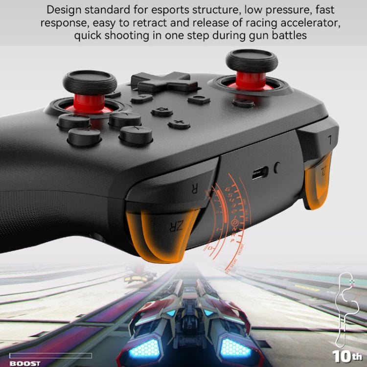 Wireless Bluetooth Somatosensory Vibration Gamepad For Nintendo Switch/Switch PRO(S07 Black) - Gamepads by buy2fix | Online Shopping UK | buy2fix