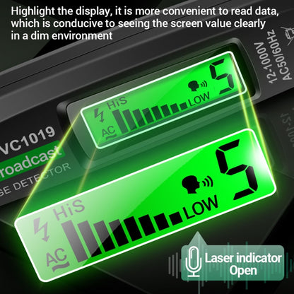 ANENG VC1019 Non-Contact Induction Electric Pen High-Precision Line Detection Breakpoint Voice Test Pen(Black) - Current & Voltage Tester by ANENG | Online Shopping UK | buy2fix