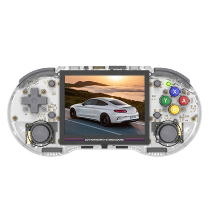 ANBERNIC RG353PS  3.5-Inch IPS Screen Handheld Game Console 2.4G/5G Wifi Linux System Game Player 16GB No Game(Transparent White) - Pocket Console by ANBERNIC | Online Shopping UK | buy2fix