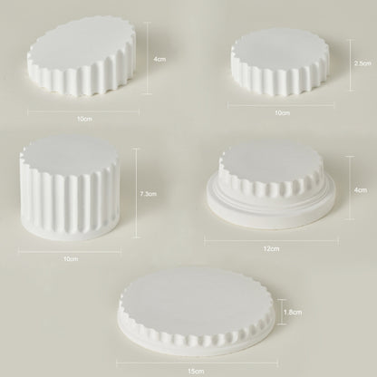 Roman Column Plaster Photography Props Still Life Ornament, Style: Base 5 by buy2fix