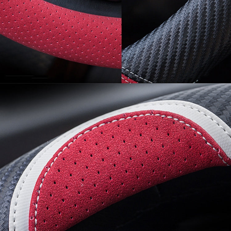 38cm Cute Rabbit Women Cartoon Car Steering Wheel Cover, Color: Round Black Boffee by buy2fix