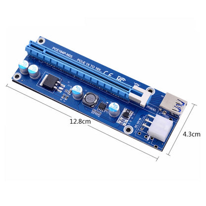 PCE164P-N03 VER006C Mini PCI-E 1X To 16X Riser For Laptop External Image Card, Spec: Blackboard 4pin - Add-on Cards by buy2fix | Online Shopping UK | buy2fix