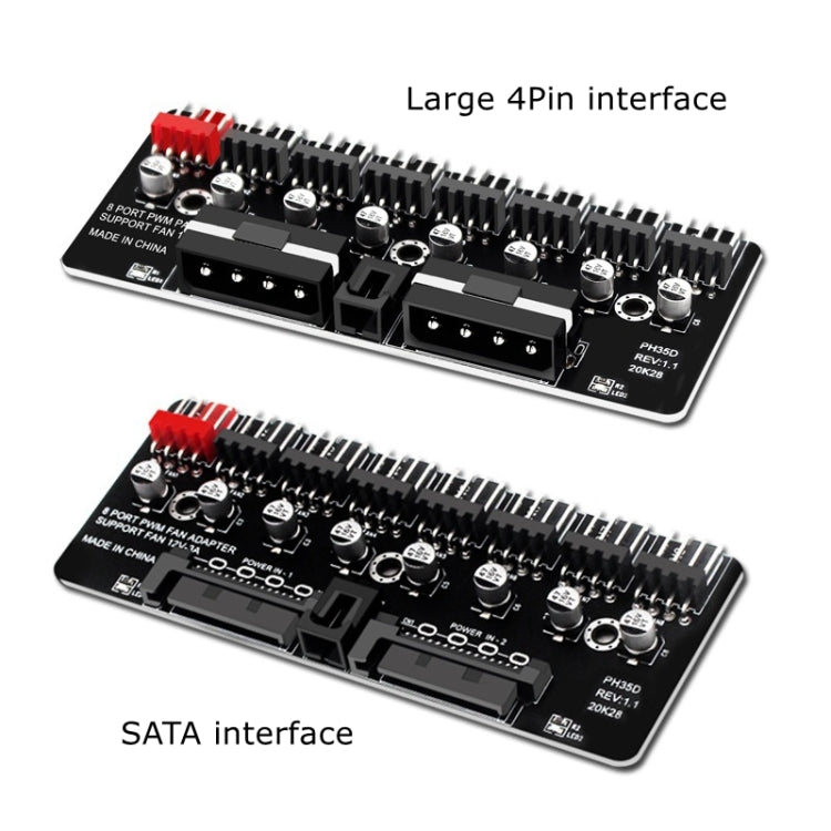 PWM Fan Hub Computer CPU Fan Extender(SATA Interface) - Others by buy2fix | Online Shopping UK | buy2fix