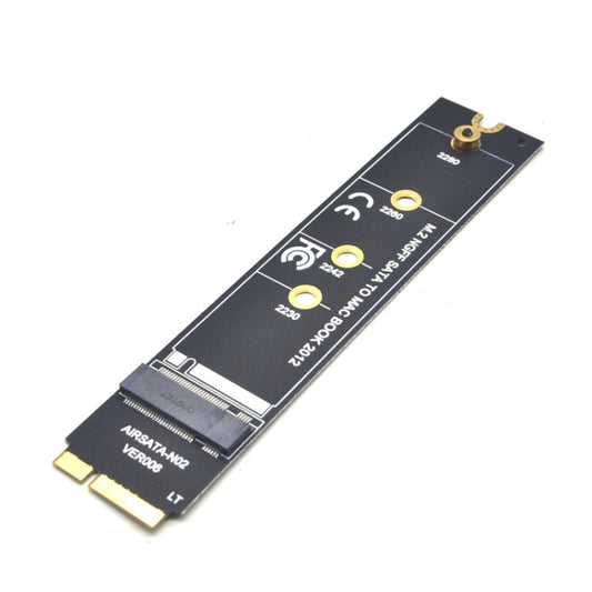 M.2 NGFF SATA To MAC SSD Adapter Riser Card For MacBook Air 2012 A1465 A1466 Long Type by buy2fix