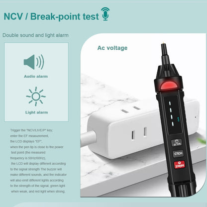 WinAPEX  ET8908  Digital Multimeter Voltage Test Pen Capacitance Meter Diode NVC Tester - Digital Multimeter by WinAPEX | Online Shopping UK | buy2fix