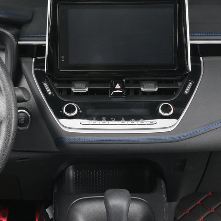 8m Car Center Console Interior Modification Leather Gap Strip(Black Blue) by buy2fix