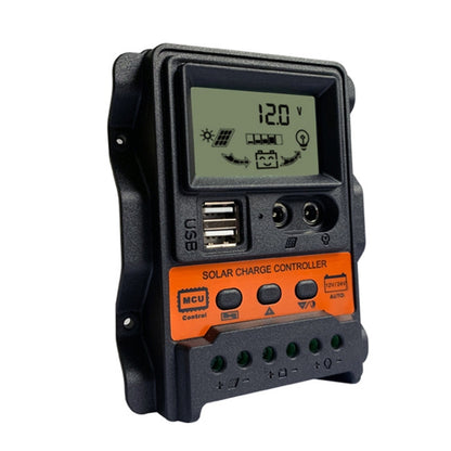 Dual DC Current 12V/24V Solar Controller LCD PWM Photovoltaic Power Generation Controller(30A) by buy2fix