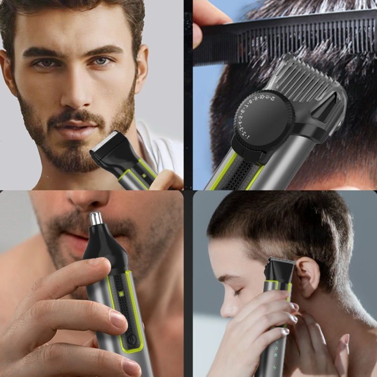 IPX5 Waterproof Men Multi-Functional Barber 4 In 1 Shaver Nose Hair Set USB Charging Push - Hair Trimmer by buy2fix | Online Shopping UK | buy2fix