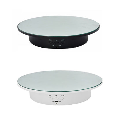 20cm Remote Control Electric Turntable Live Shooting Rotating Display Stand(White) by buy2fix