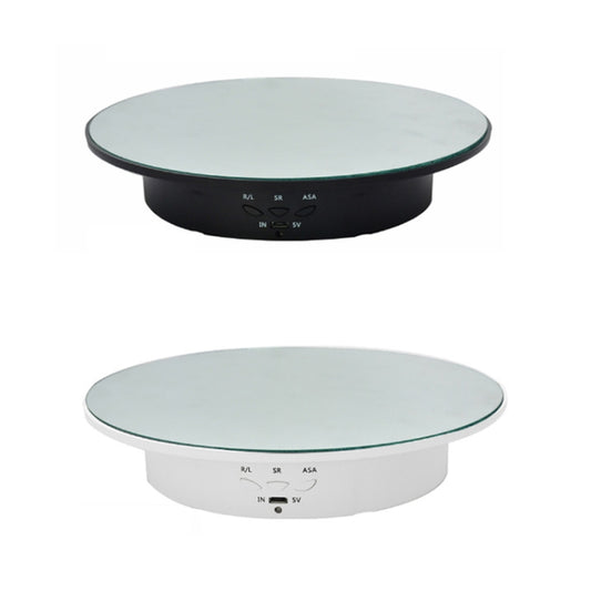20cm Remote Control Electric Turntable Live Shooting Rotating Display Stand(White) by buy2fix