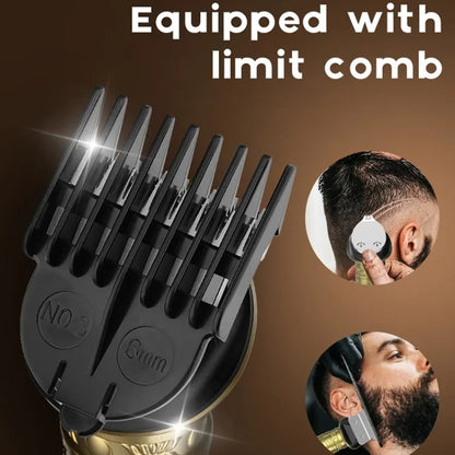 6 In 1 Men Multi-Functional Clipper Metal Body Hair Cutting(Silver Gray) - Hair Trimmer by buy2fix | Online Shopping UK | buy2fix