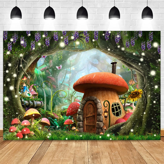 150 X 210cm Fantasy Forest Photography Background Cloth Cartoon Kids Party Decoration Backdrop(5284) by buy2fix