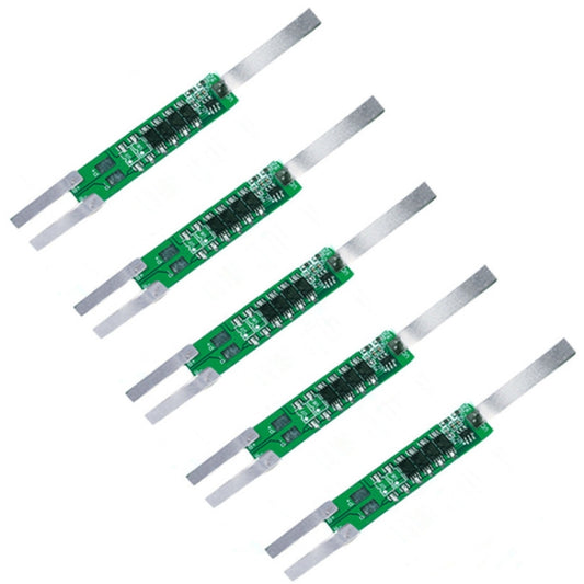 5pcs 7.4V Plus Nickel Long Strip Lithium Battery Protection Board 6A Overcurrent Battery Protection Board(As Show) - Sensor Module by buy2fix | Online Shopping UK | buy2fix