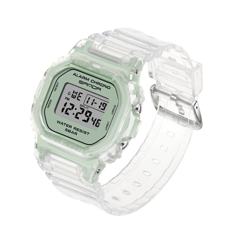 SANDA 2009 Multifunctional Sports Waterproof Calendar Watch(Matcha Green) - Sport Watches by SANDA | Online Shopping UK | buy2fix