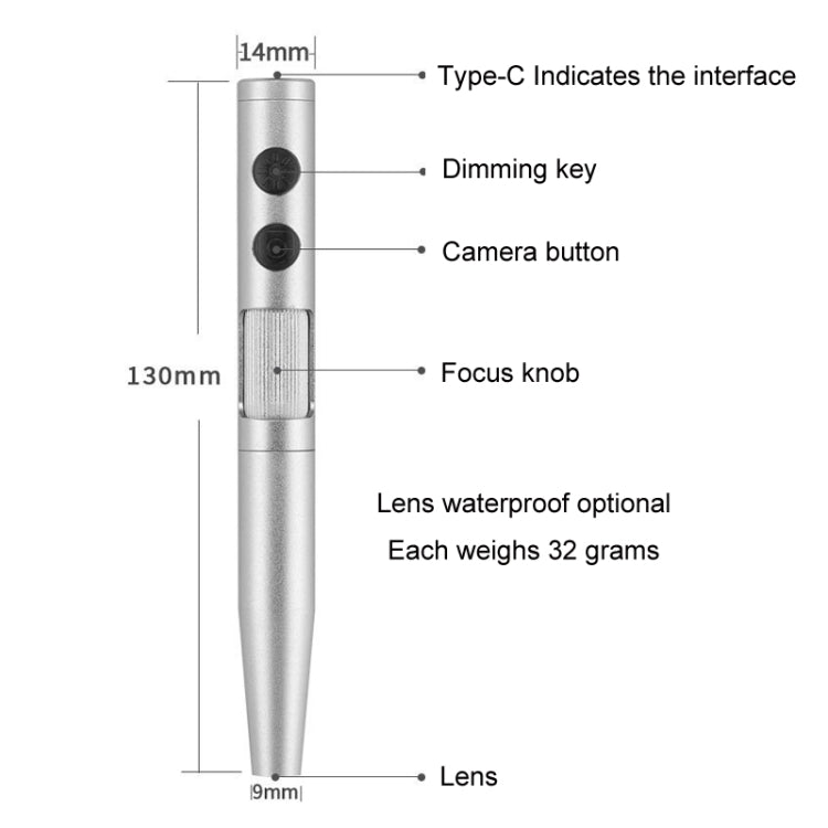 5 Million Digital Electron Microscope Magnifying Dermatoscope, Specification: B008 Not Waterproof - Digital Microscope by buy2fix | Online Shopping UK | buy2fix