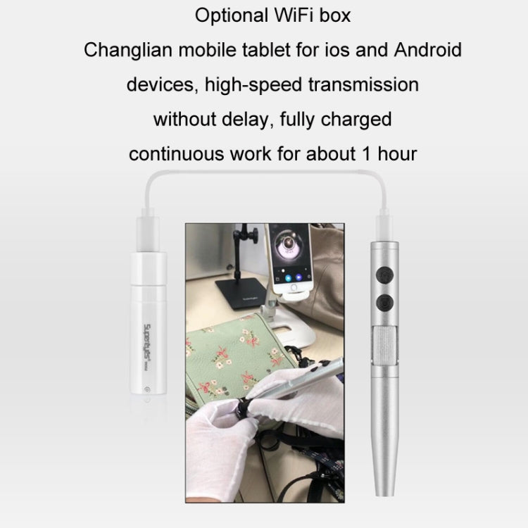 5 Million Digital Electron Microscope Magnifying Dermatoscope, Specification: B008+Z04 Universal Bracket+WIFI Box - Digital Microscope by buy2fix | Online Shopping UK | buy2fix