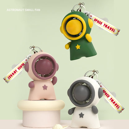Astronaut Doll Pendant Keychain Fan(Green) - Electric Fans by buy2fix | Online Shopping UK | buy2fix