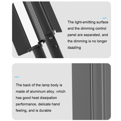 24W 72 LEDs Handheld Full-color RGB Stick Light Photography Light with Barndoor by buy2fix