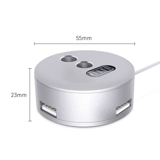 For Apple Pencil 1 3 USB Port Charging Aluminum Base(Silver) by buy2fix