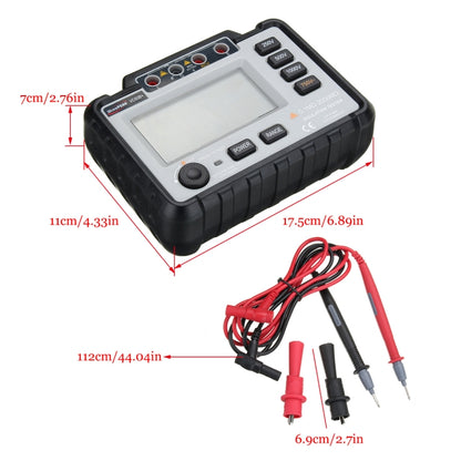 WinAPEX VC60B+ 250/500/1000V DC Digital Insulation Resistance Tester Megger MegOhm Meter - Battery & Resistance Tester by WinAPEX | Online Shopping UK | buy2fix