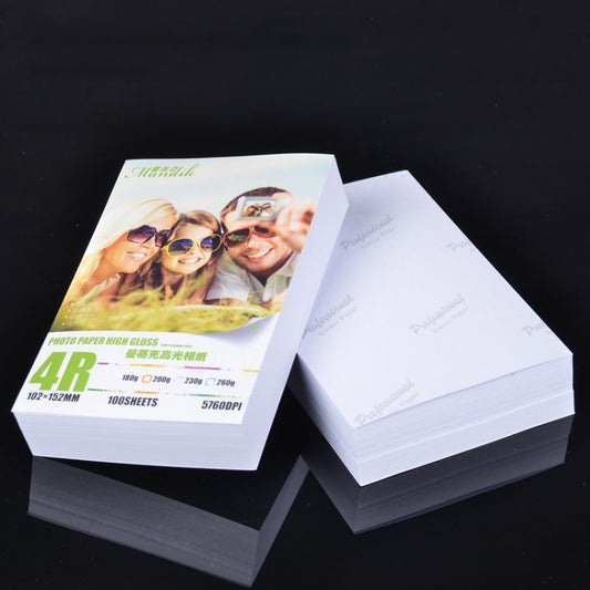 Mandik 4R 6-Inch One Side Glossy Photo Paper For Inkjet Printer Paper Imaging Supplies, Spec: 200gsm 500 Sheets by buy2fix