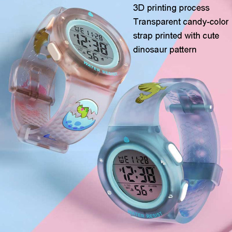 Changing Case Electronic Watch Mini Cartoon Alarm Clock Waterproof Watch(Girl) - Cartoon Watches by buy2fix | Online Shopping UK | buy2fix