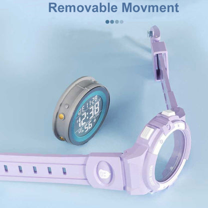 Changing Case Electronic Watch Mini Cartoon Alarm Clock Waterproof Watch(Girl) - Cartoon Watches by buy2fix | Online Shopping UK | buy2fix