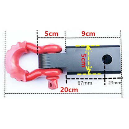 Solid Trailer Arm Off-Road Vehicle Rear Bumper Modified Traction Connector, Color: Black Red - Towing Bars by buy2fix | Online Shopping UK | buy2fix