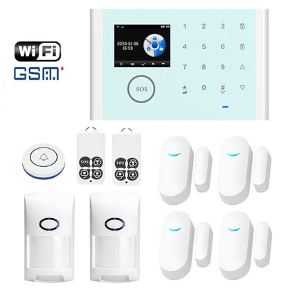 CS118 WIFI+GSM Tuya Smart Voice Alarm System Supports Amazon Alexa/ Google Assistant, Spec: Package 4 by buy2fix