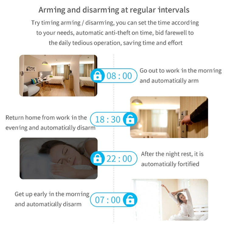 CS118 WIFI+GSM Tuya Smart Voice Alarm System Supports Amazon Alexa/ Google Assistant, Spec: Package 4 by buy2fix