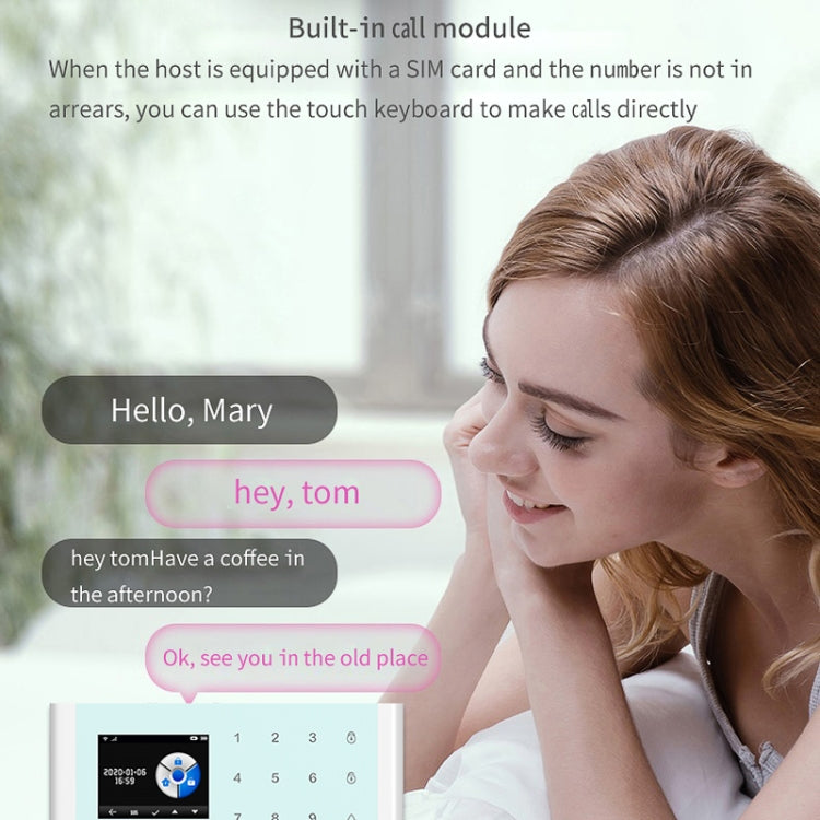 CS118 WIFI+GSM Tuya Smart Voice Alarm System Supports Amazon Alexa/ Google Assistant, Spec: Package 5 by buy2fix